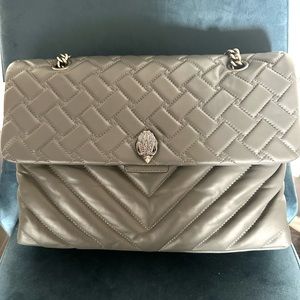 Kurt Geiger XXL Kensington grey leather NWT